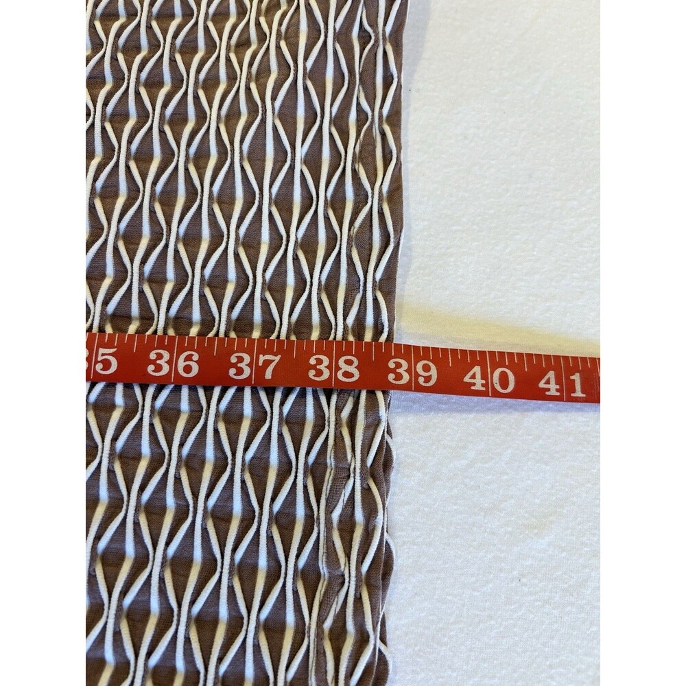 NWT Sharagano Women's Brown & White Textured Sheath Day Dress Stretch Sz 14 - Picture 4 of 8